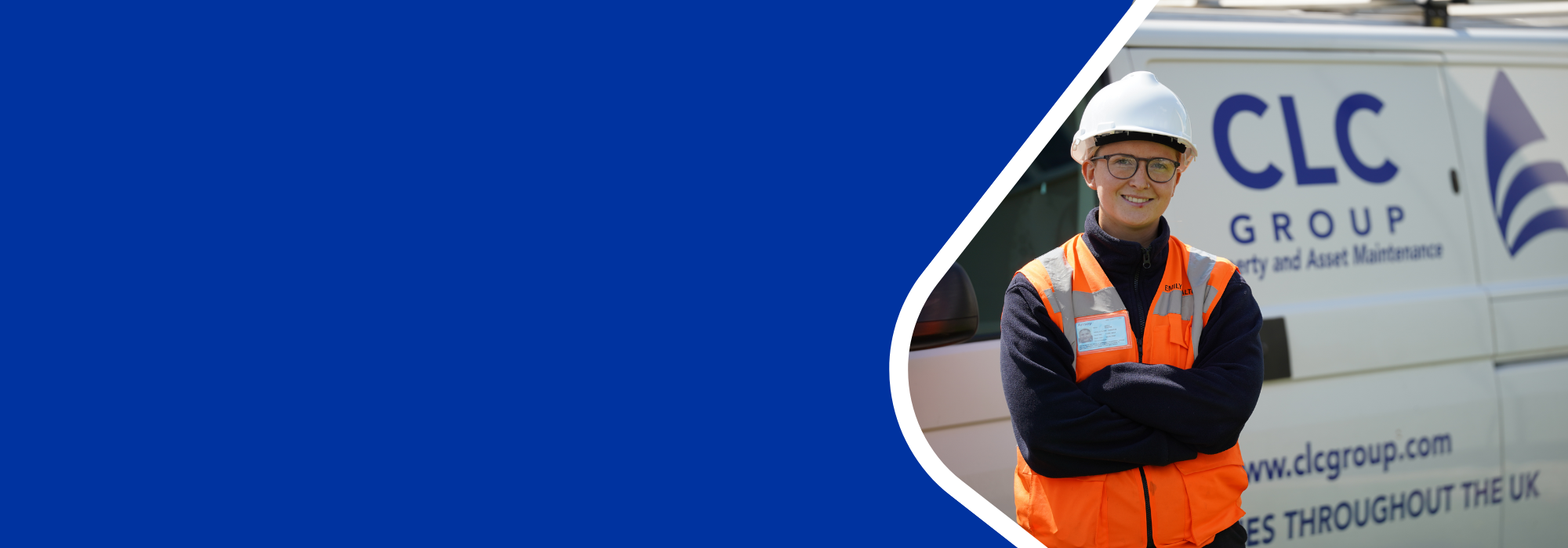 CLC women standing in front of a CLC van