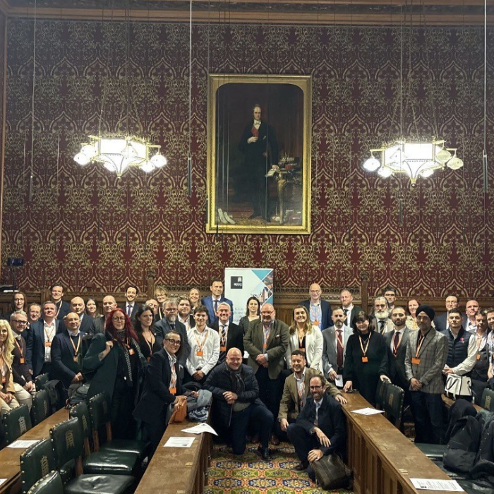 Group of people in Parliament